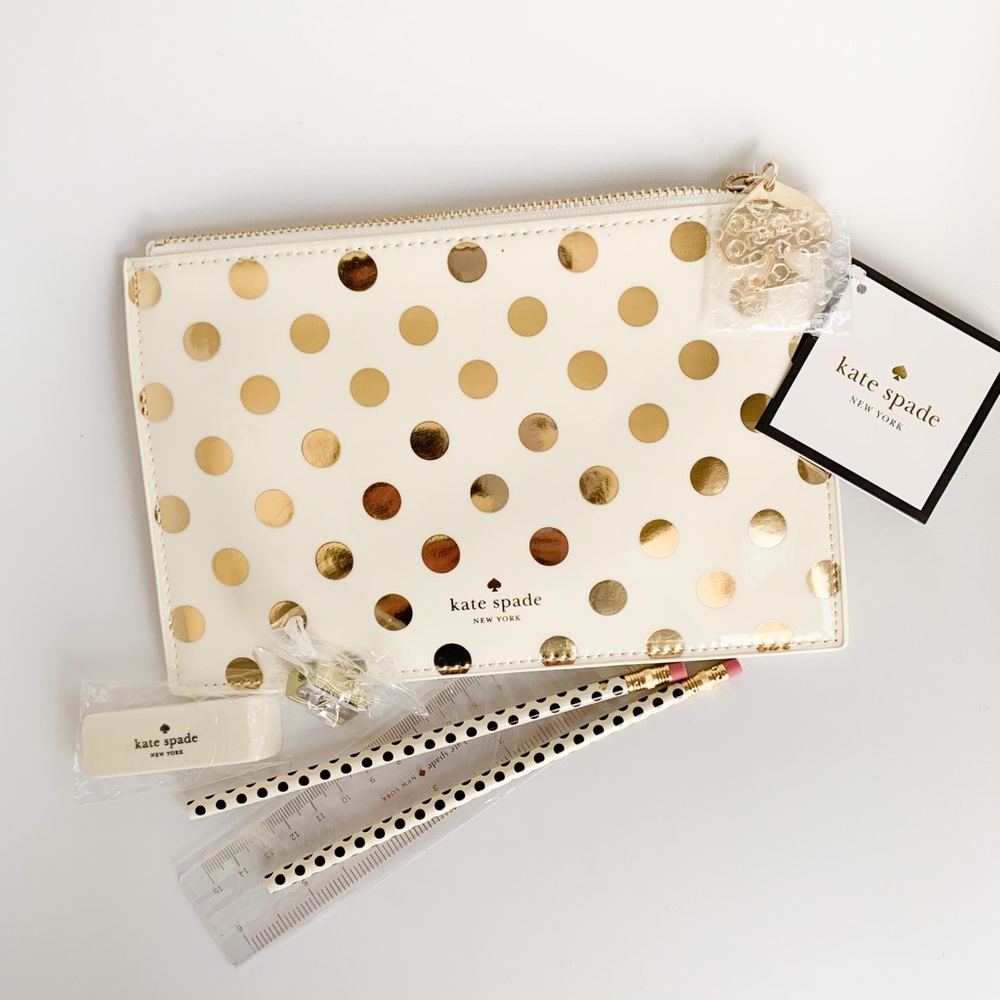 Kate Spade pencil case & accessories